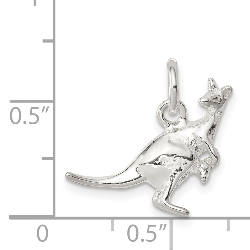 Sterling Silver Kangaroo Charm