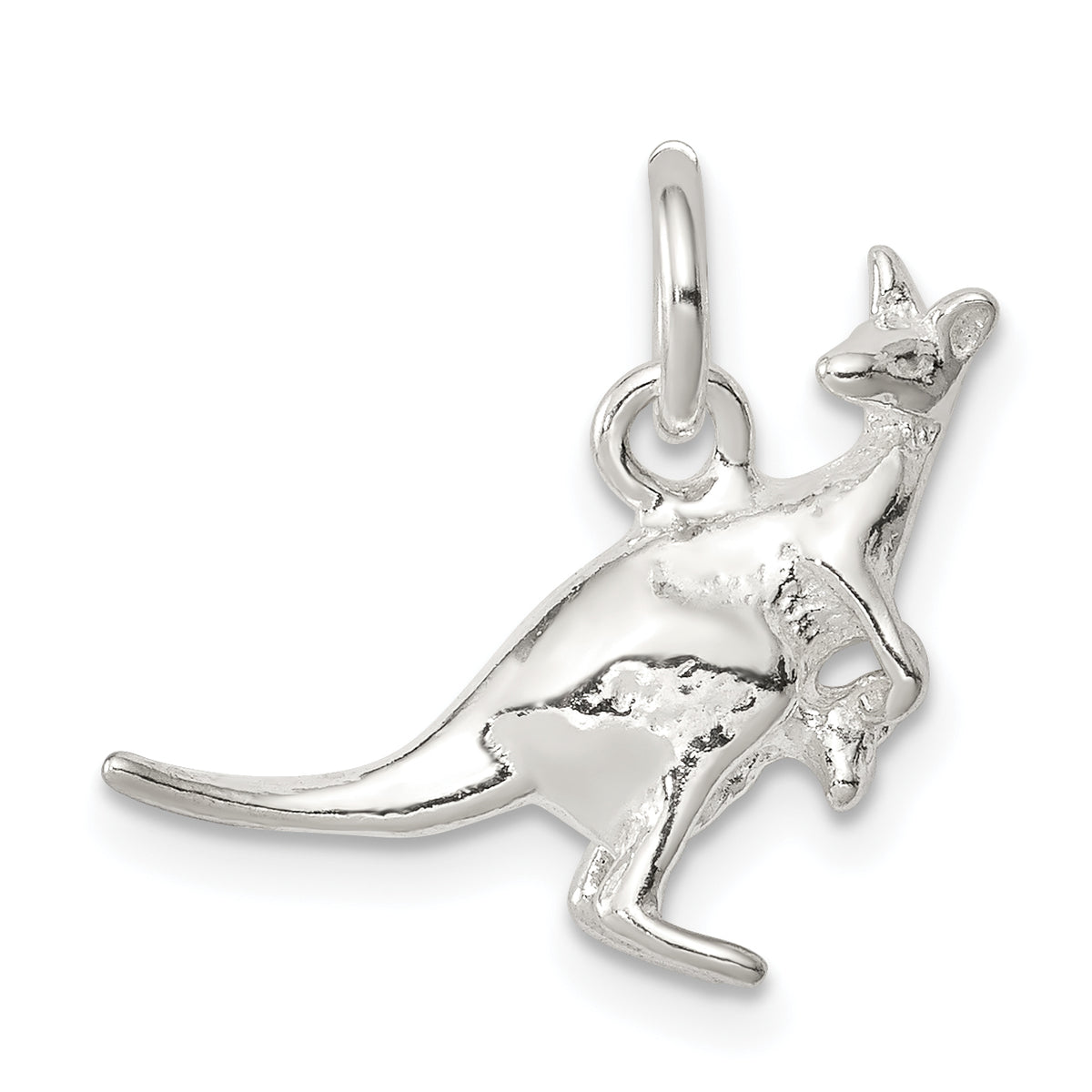 Sterling Silver Kangaroo Charm