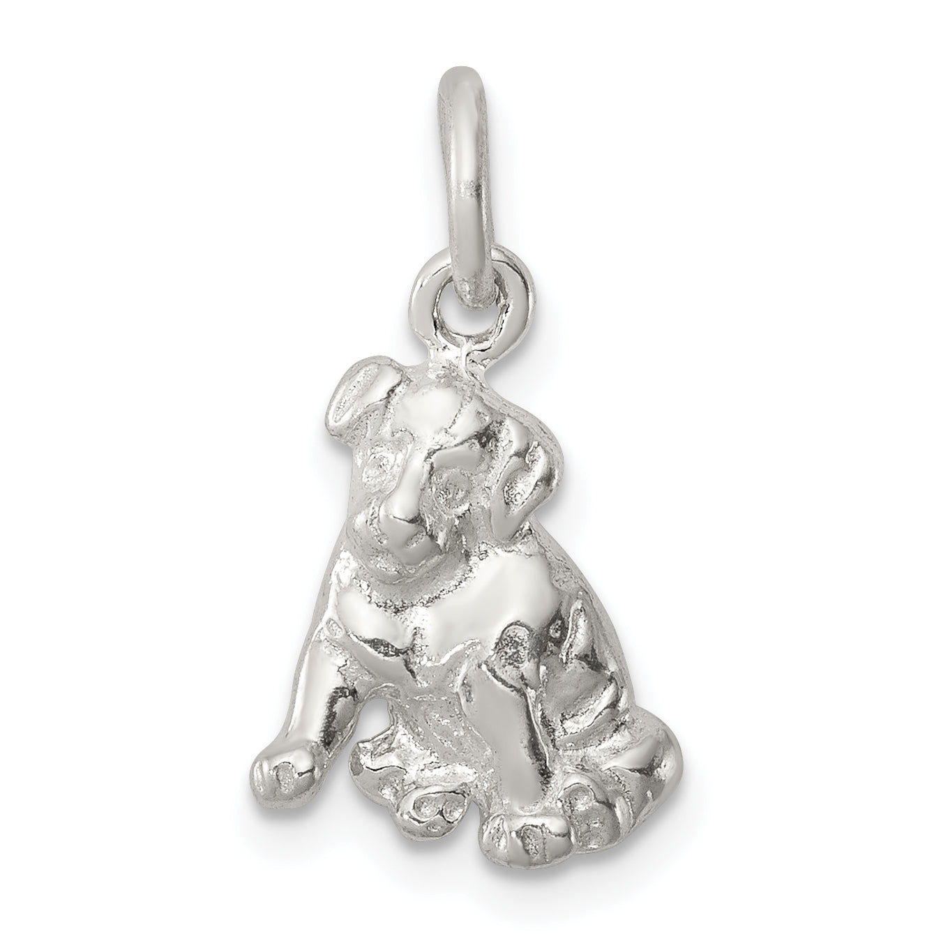 Sterling Silver Dog Charm