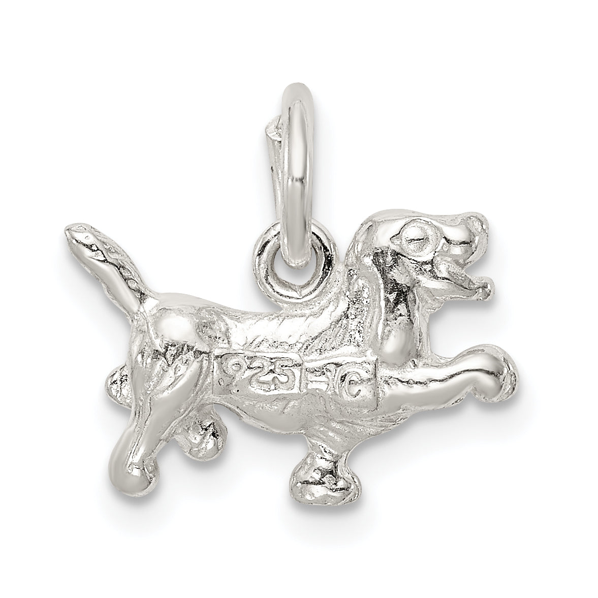 Sterling Silver Dog Charm