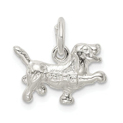 Sterling Silver Dog Charm