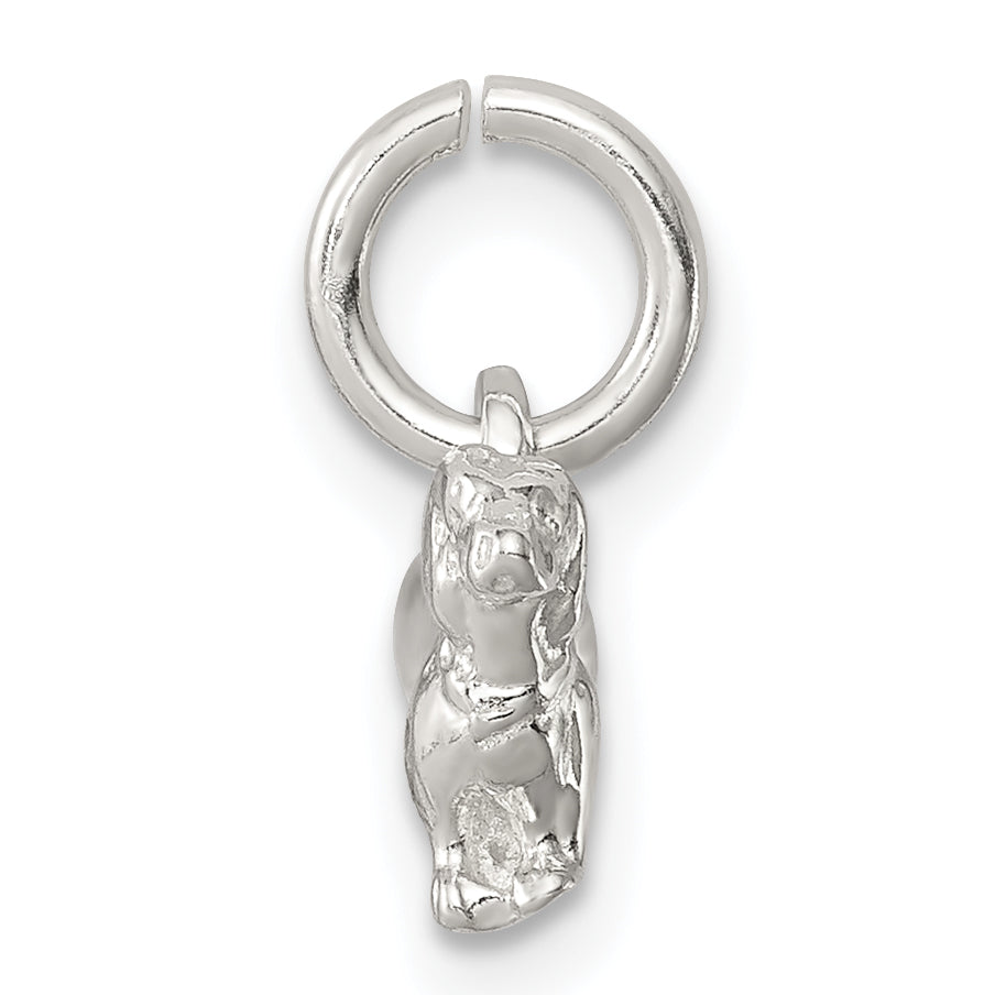 Sterling Silver Dog Charm