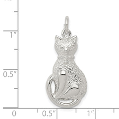 Sterling Silver Cat Charm