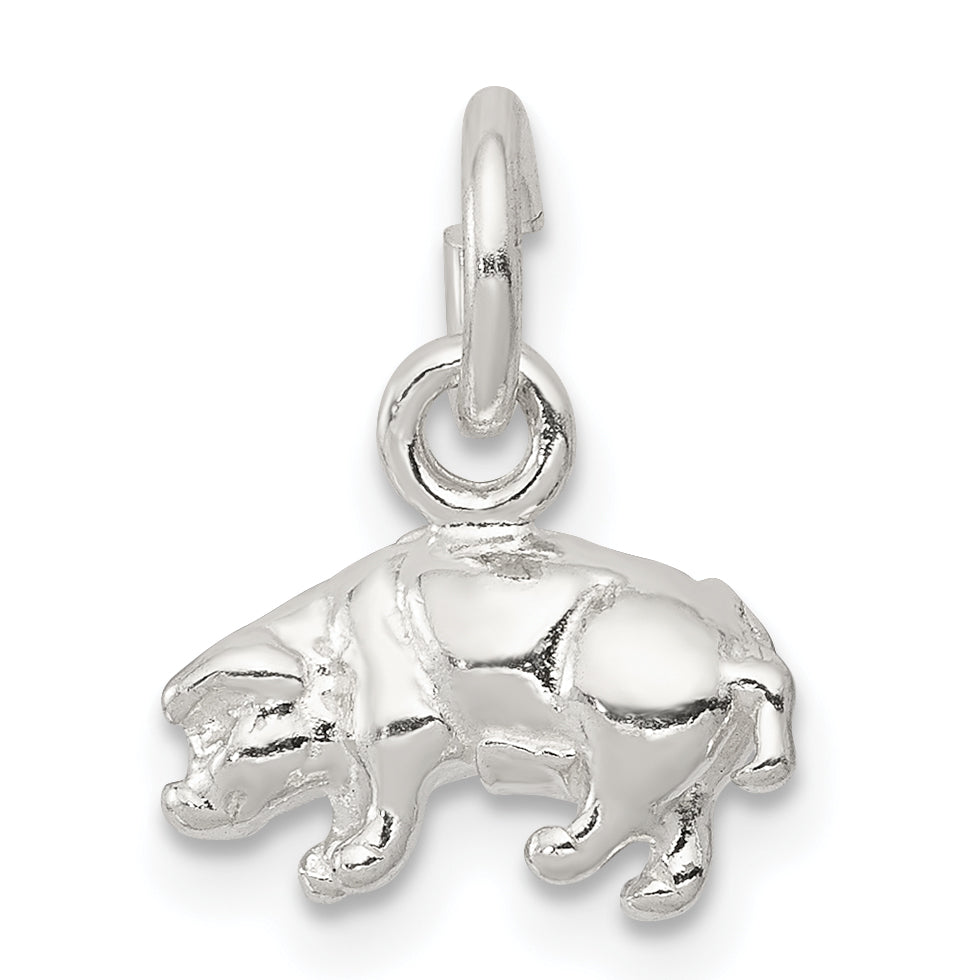 Sterling Silver Pig Charm