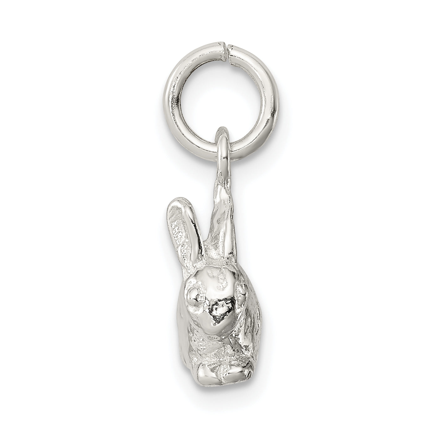 Sterling Silver 3-D Rabbit Charm