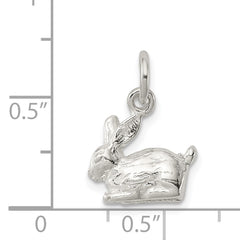 Sterling Silver 3-D Rabbit Charm