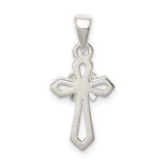 Sterling Silver Polished Cross Pendant