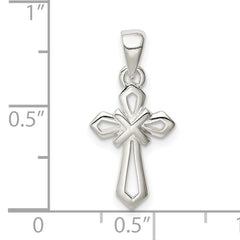 Sterling Silver Polished Cross Pendant