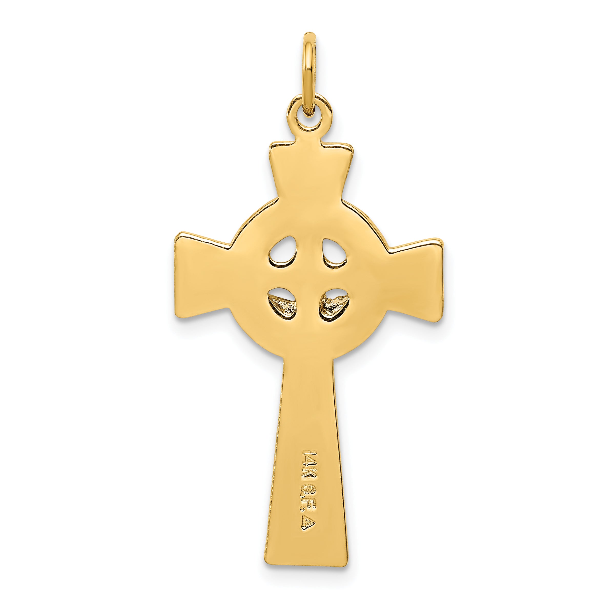 Sterling Silver & Gold Tone INRI Crucifix Pendant