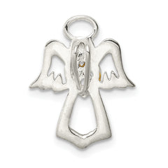 Sterling Silver & Gold tone Angel Chain Slide