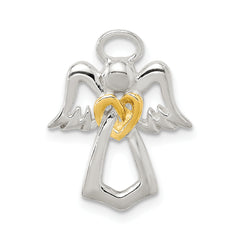 Sterling Silver & Gold tone Angel Chain Slide