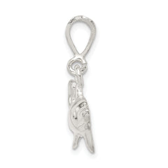 Sophia Jewelers Sterling Silver Dolphin Charm Polished Anti-Tarnish Pendant