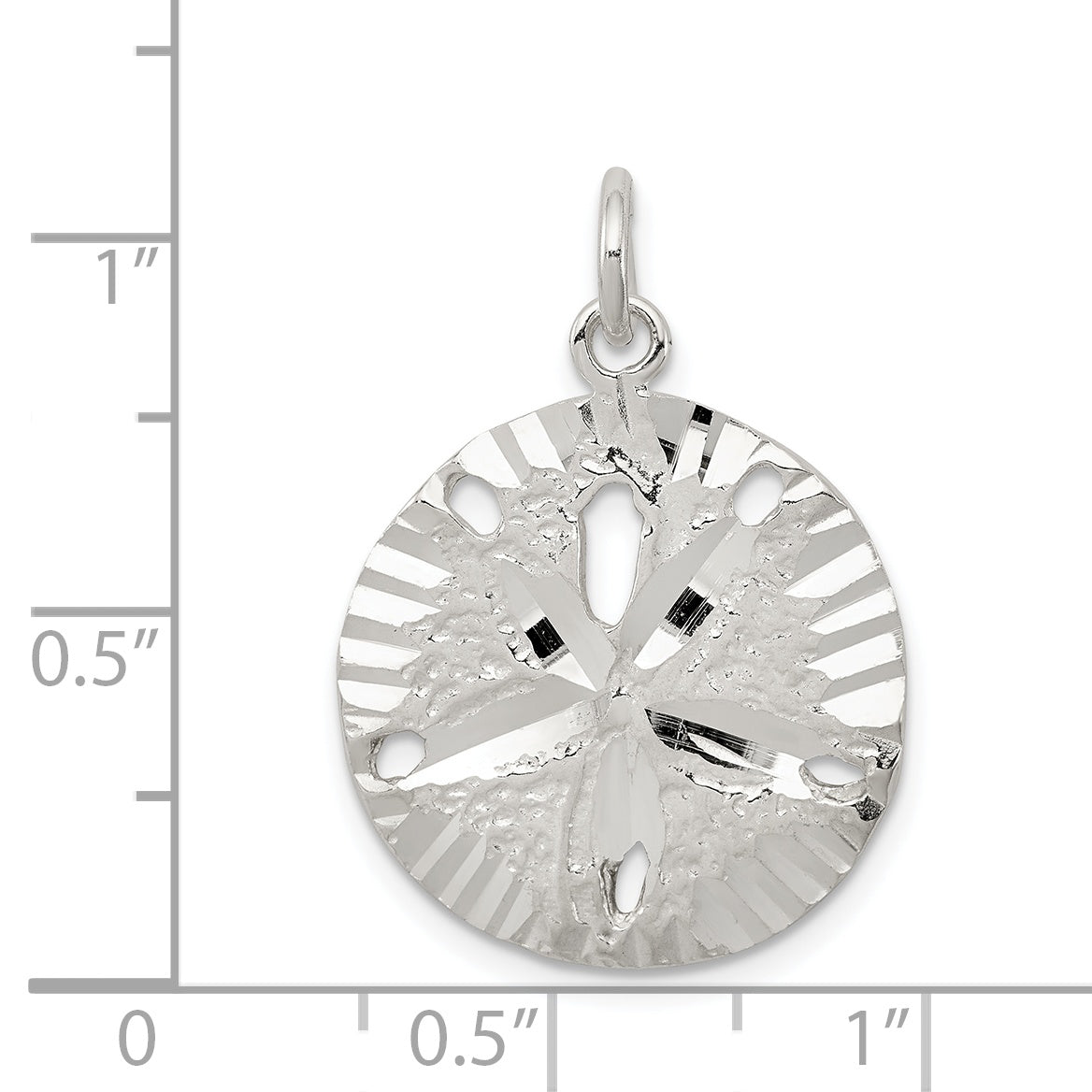 Sterling Silver Sand Dollar Charm