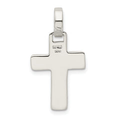 Sterling Silver Polished Cross Pendant