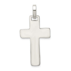 Sterling Silver Polished Cross Pendant