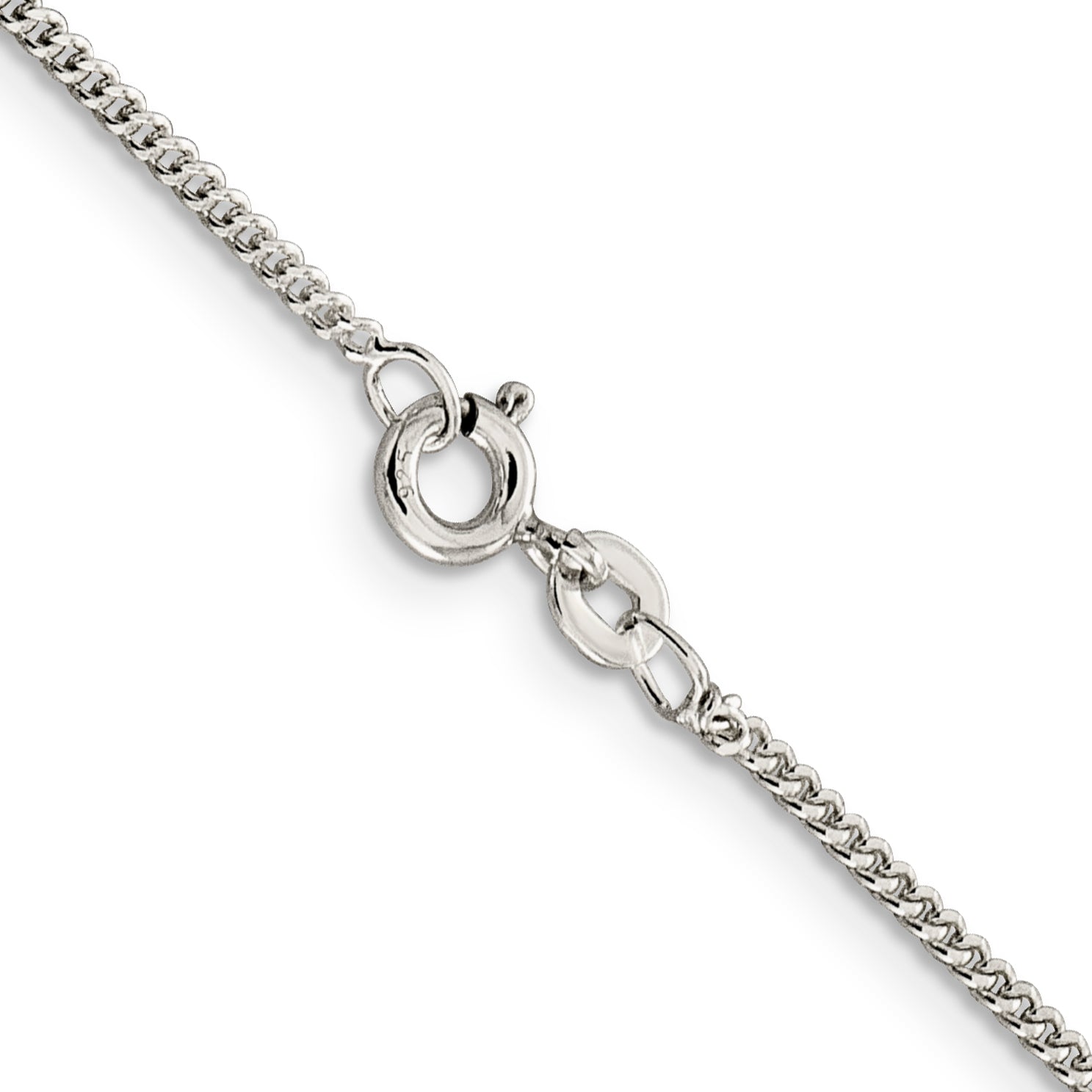 Sterling Silver 1.5mm Curb Chain