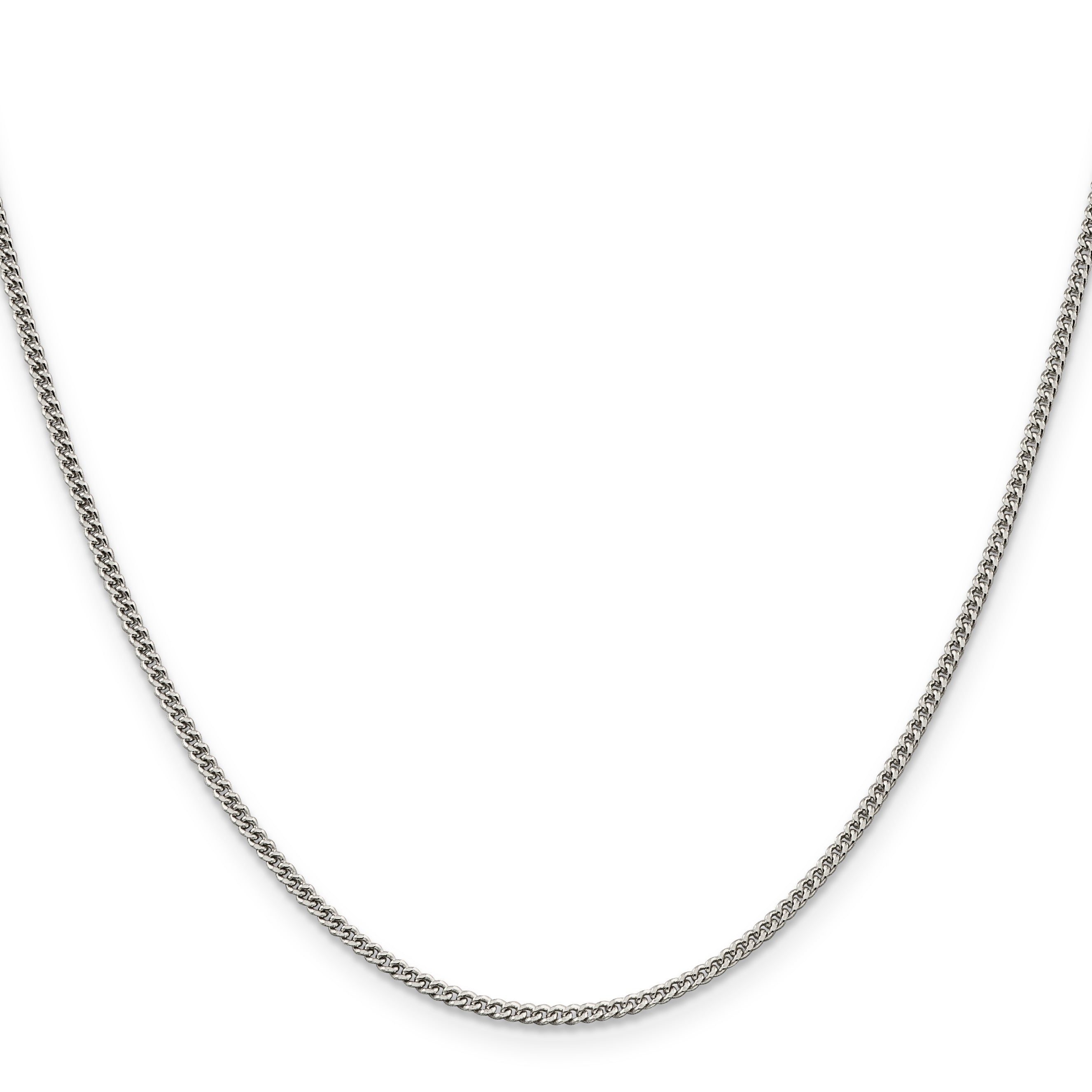 Sterling Silver 1.75mm Curb Chain