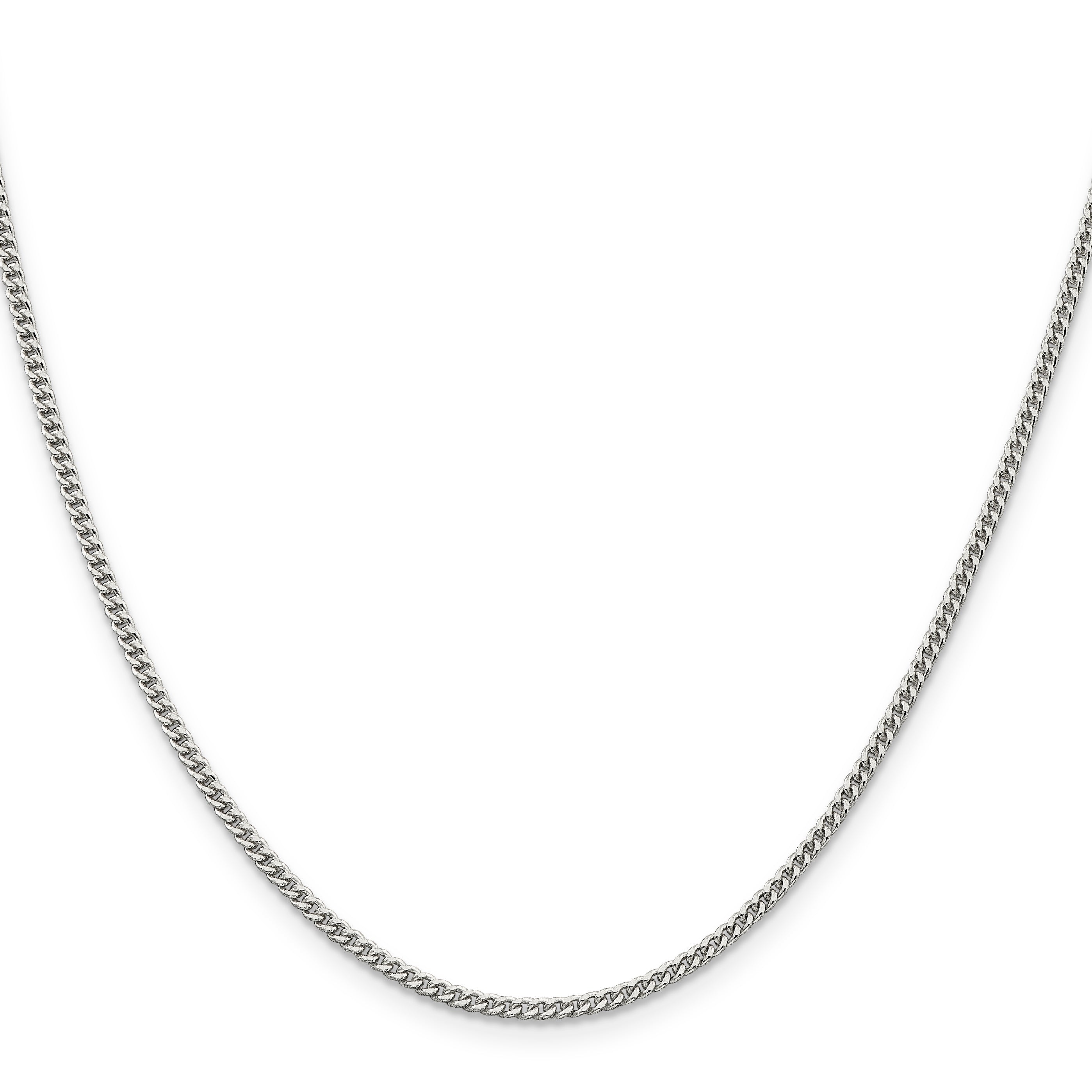 Sterling Silver 2mm Curb Chain