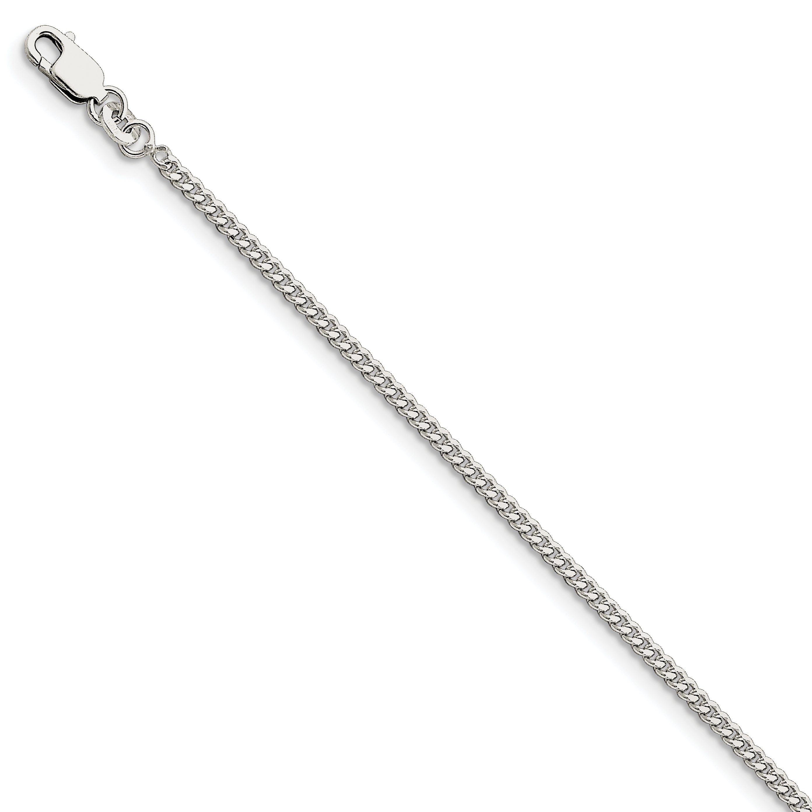 Sterling Silver 2mm Curb Chain