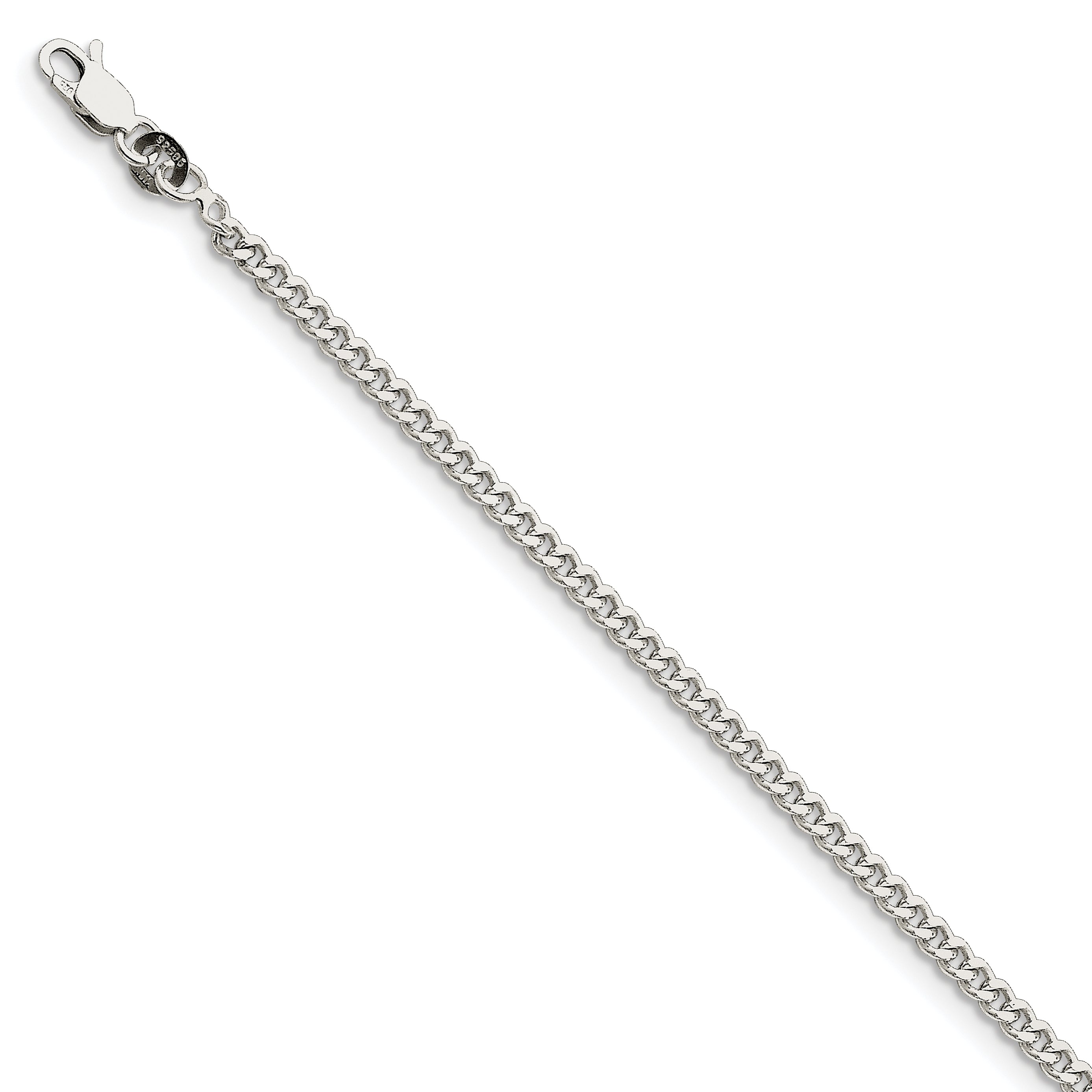 Sterling Silver 3mm Curb Chain