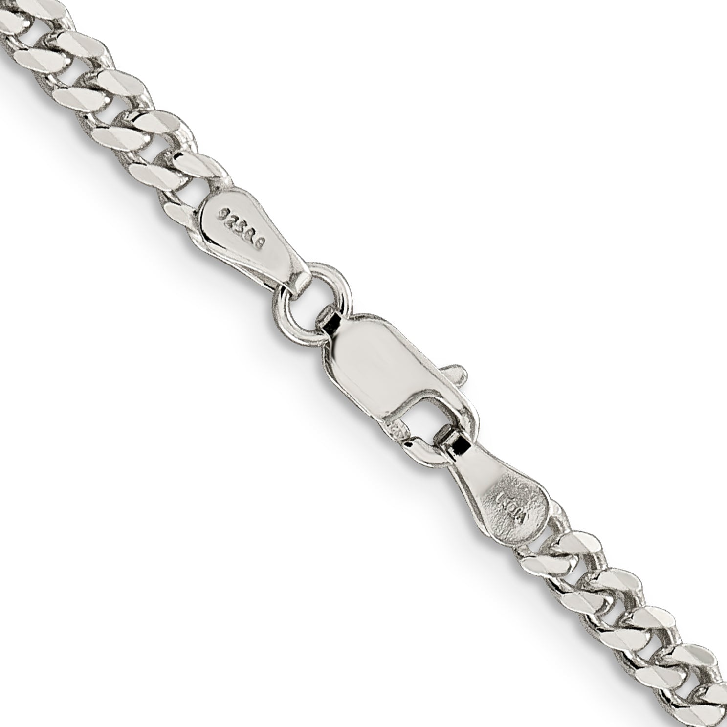 Sterling Silver 3.5mm Curb Chain