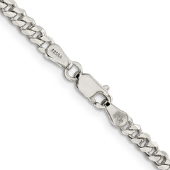 Sterling Silver 3.5mm Curb Chain