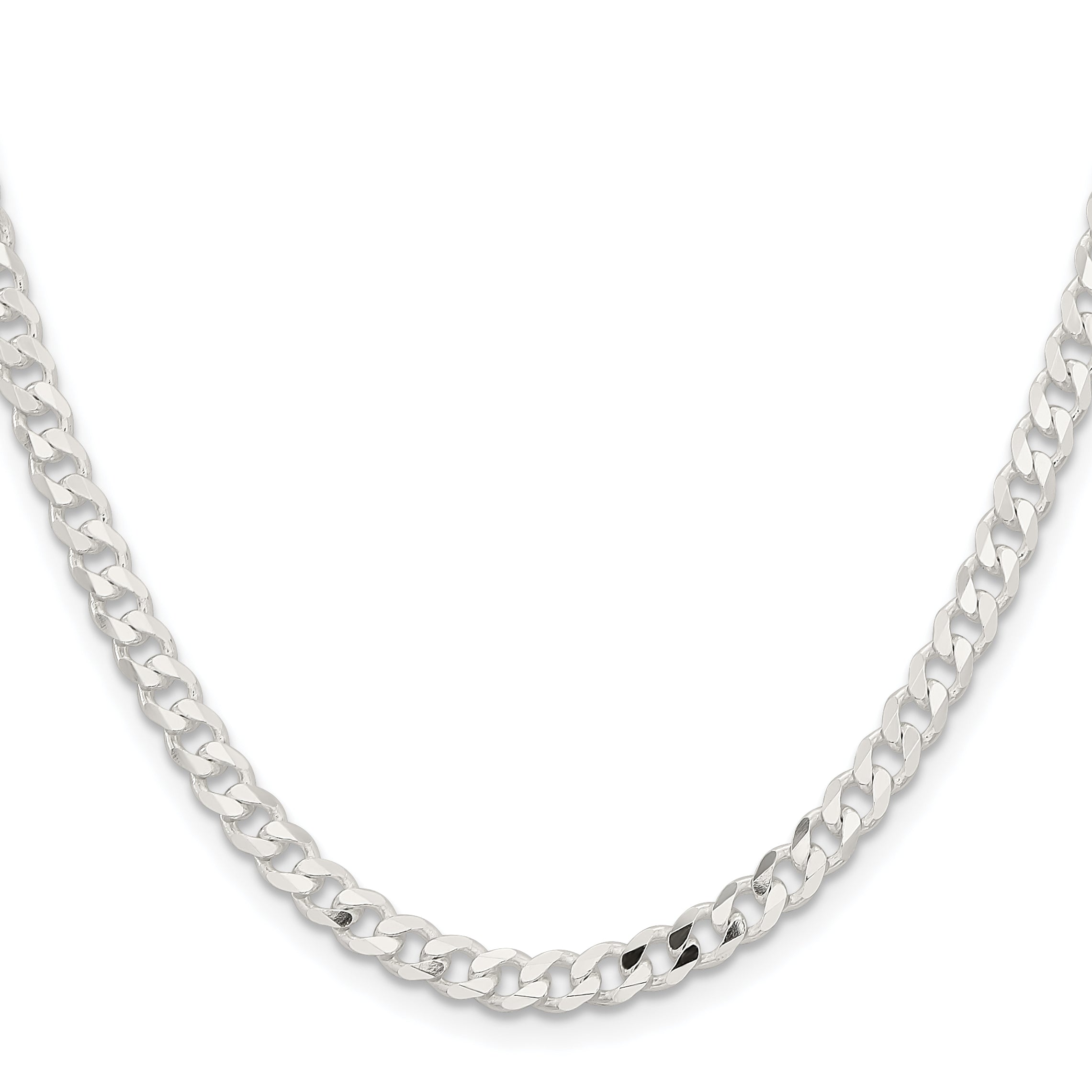 Sterling Silver 4.5mm Curb Chain