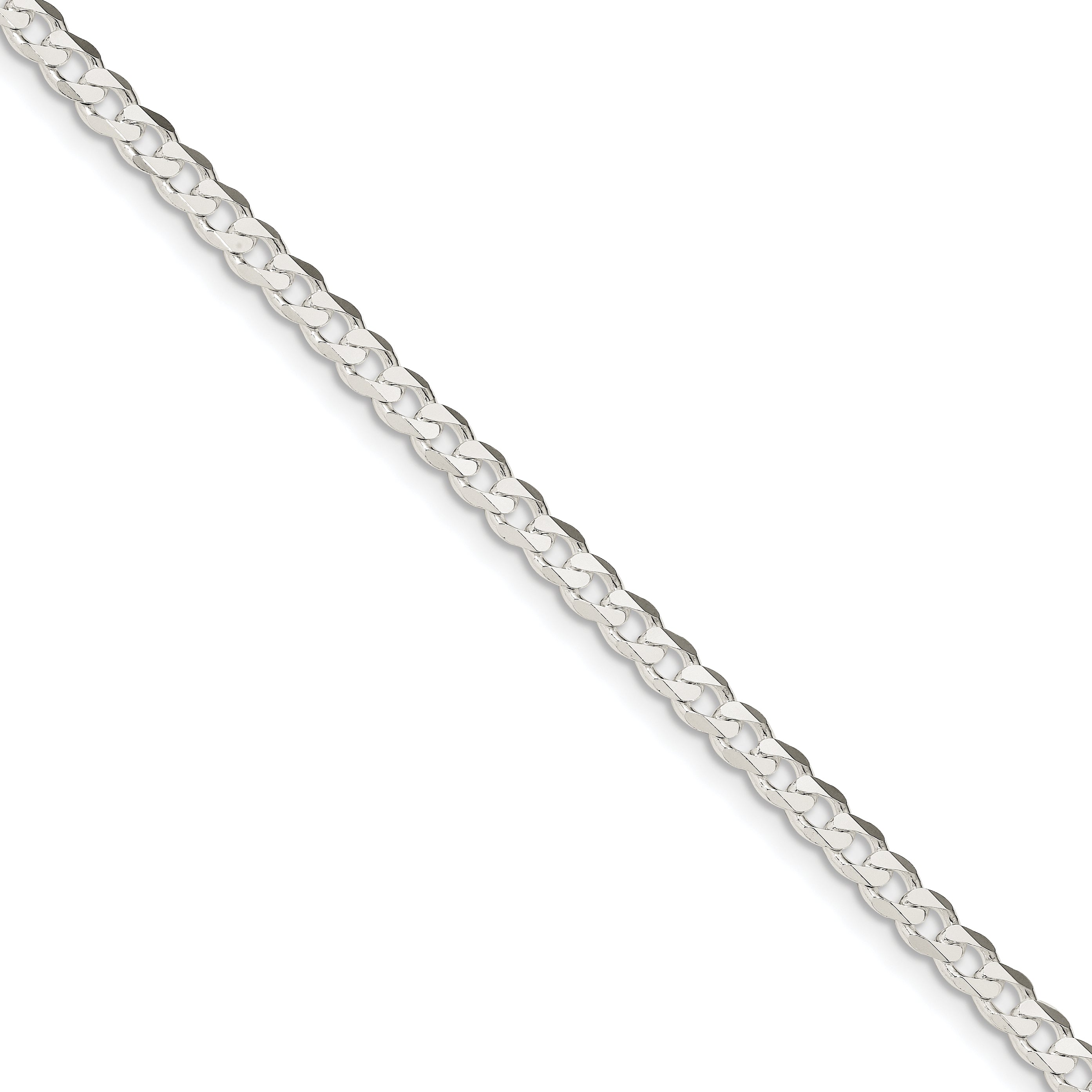 Sterling Silver 4.5mm Curb Chain