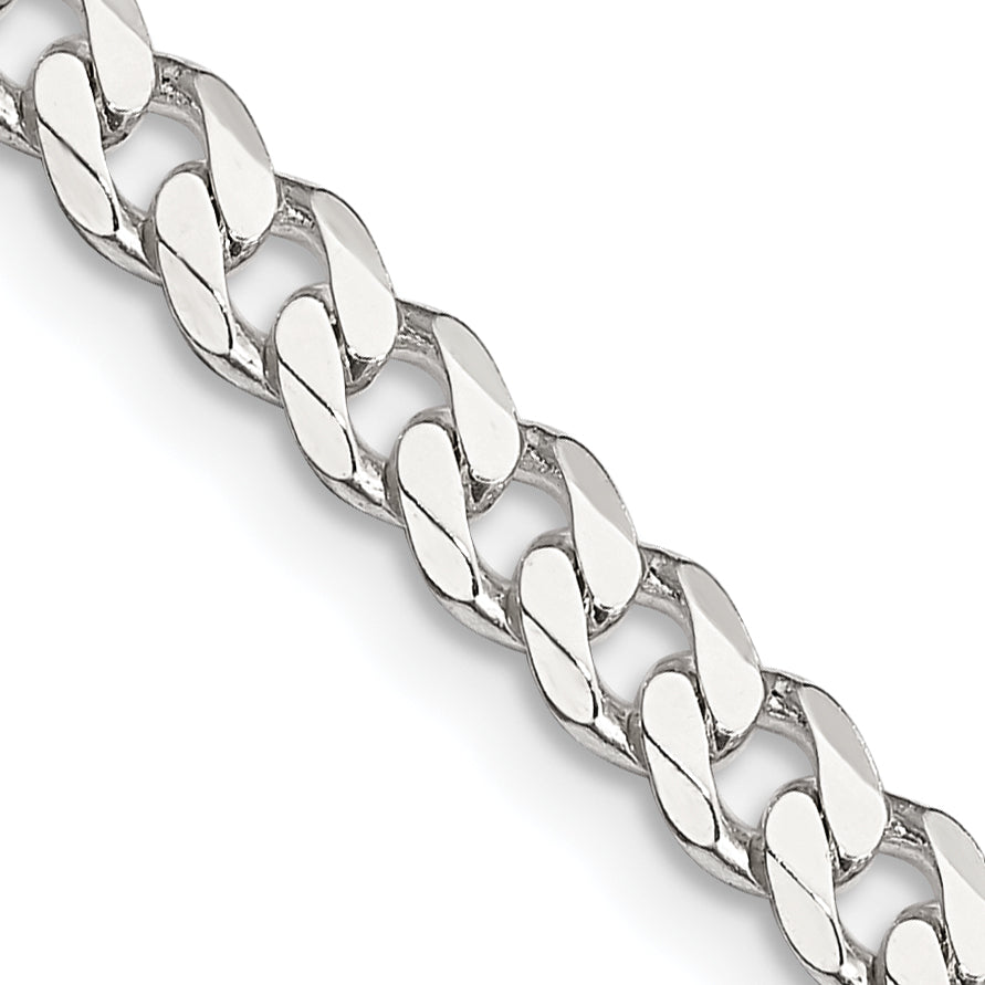 Sterling Silver 4.5mm Curb Chain