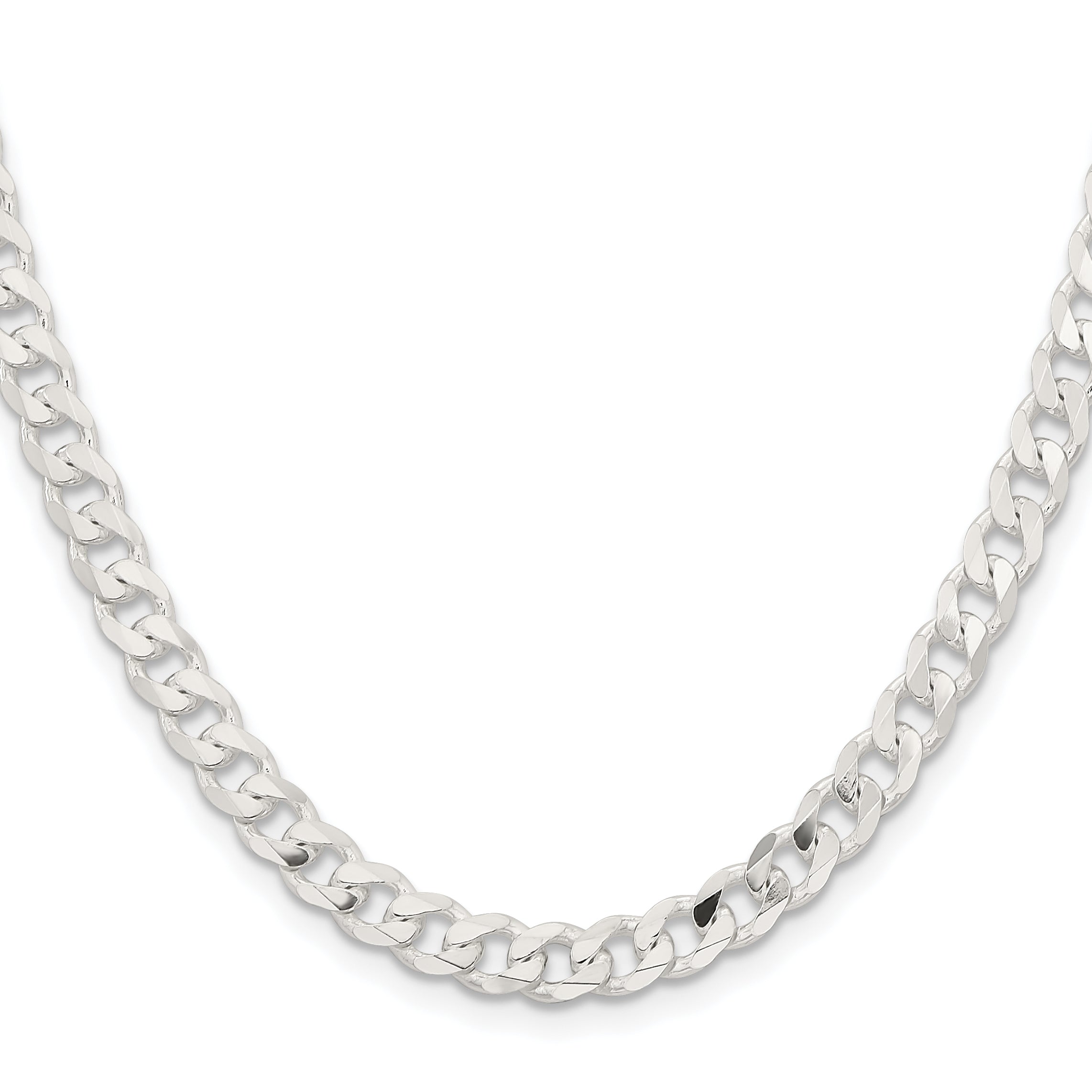 Sterling Silver 6mm Curb Chain