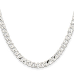 Sterling Silver 6mm Curb Chain