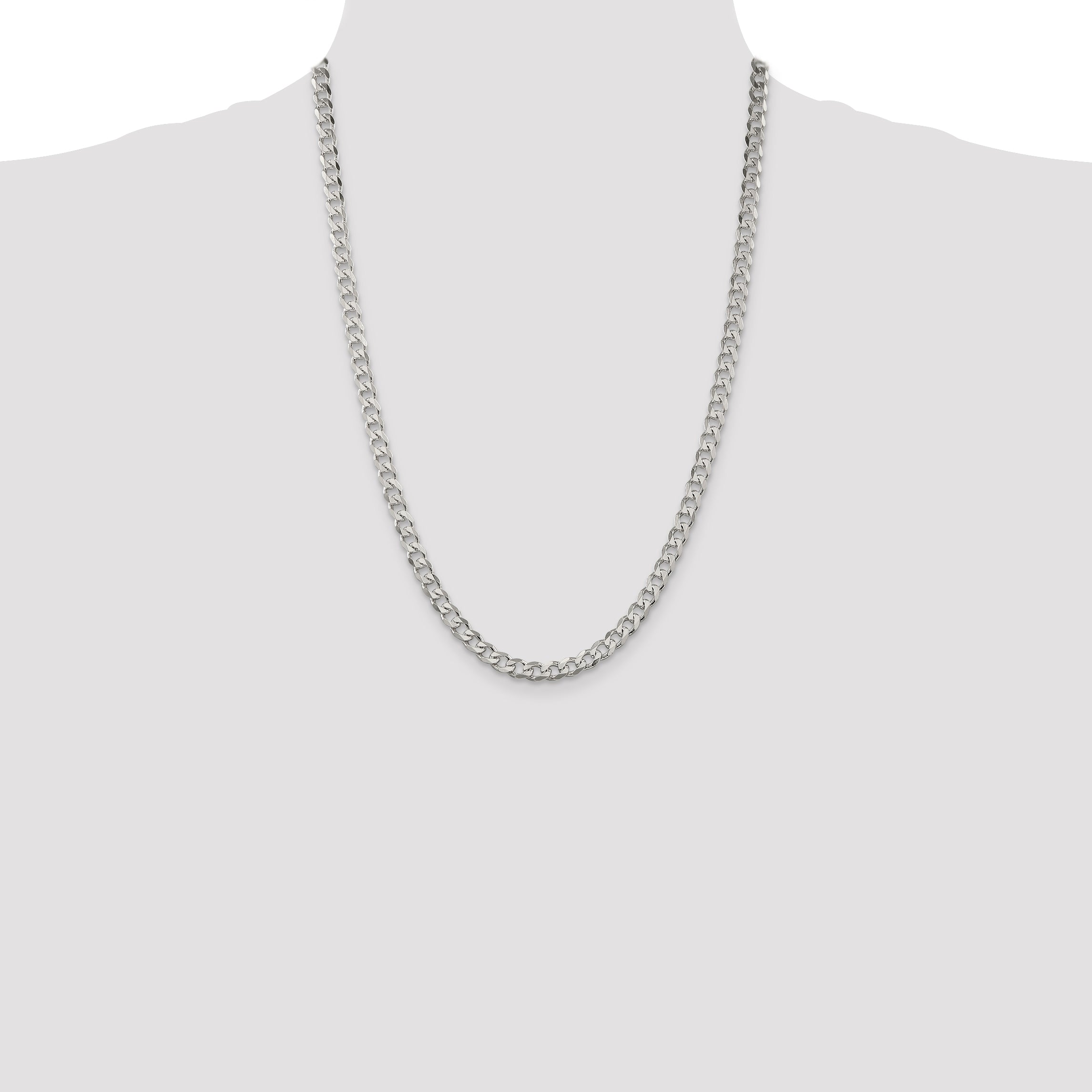 Sterling Silver 6mm Curb Chain