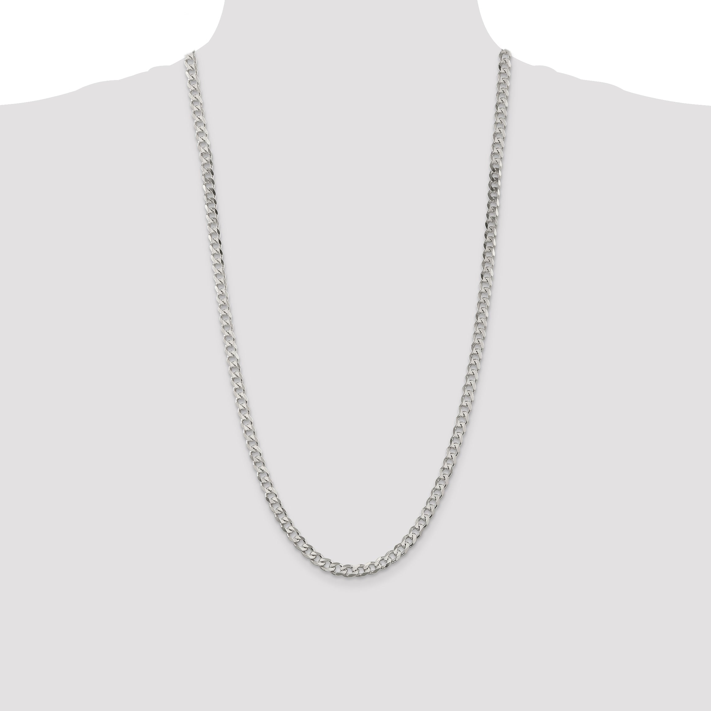 Sterling Silver 6mm Curb Chain