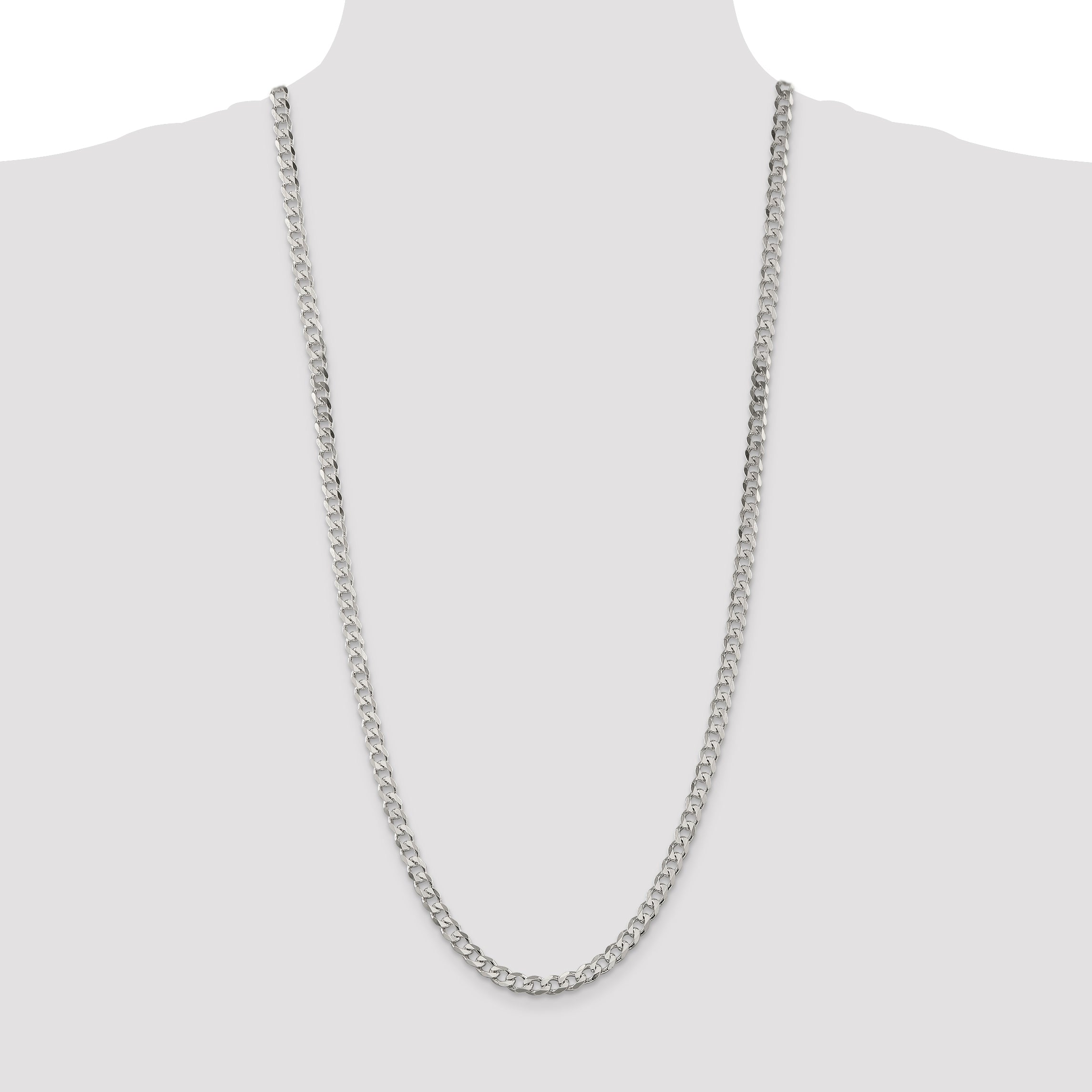 Sterling Silver 6mm Curb Chain