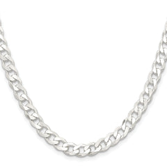 Sterling Silver 7mm Curb Chain