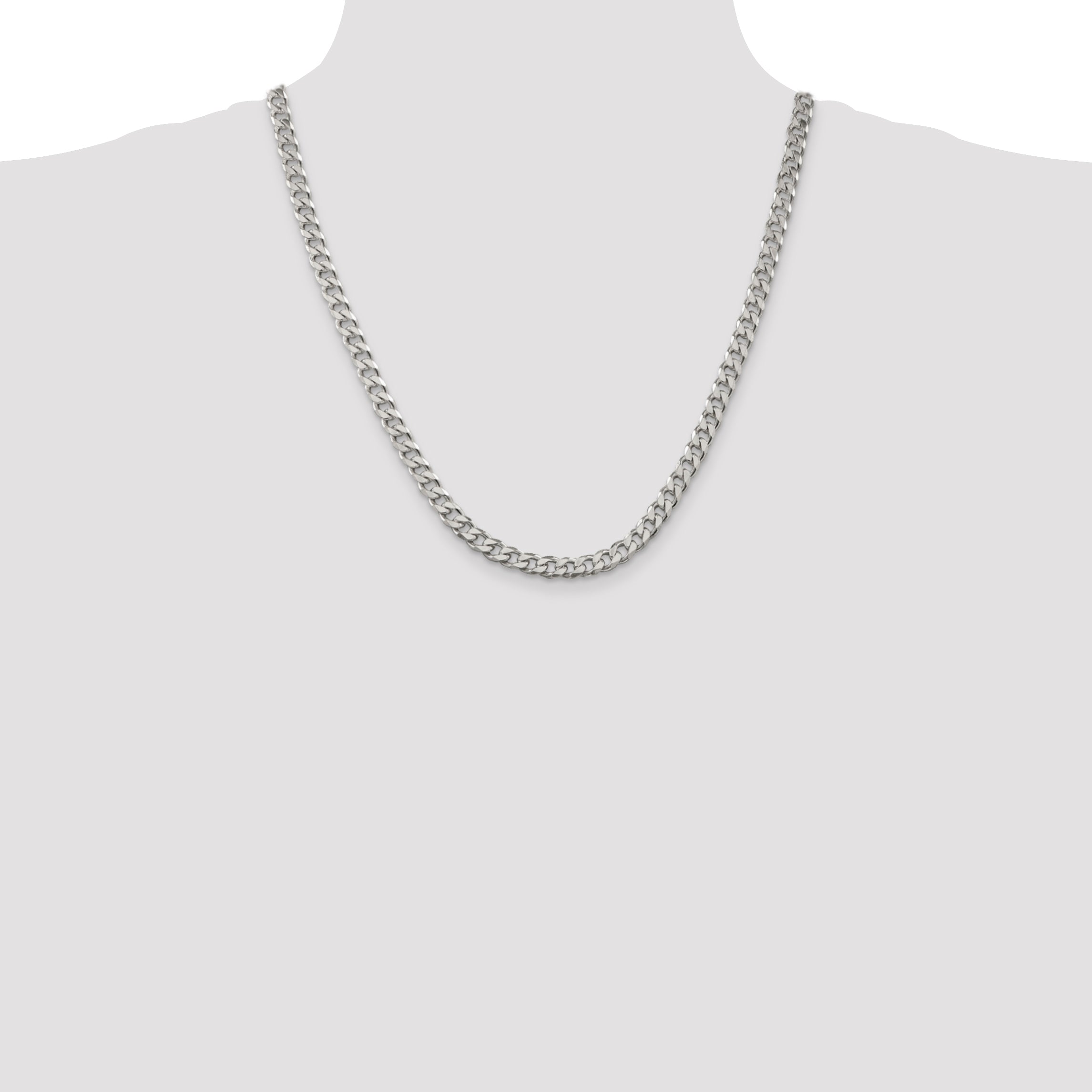 Sterling Silver 7mm Curb Chain