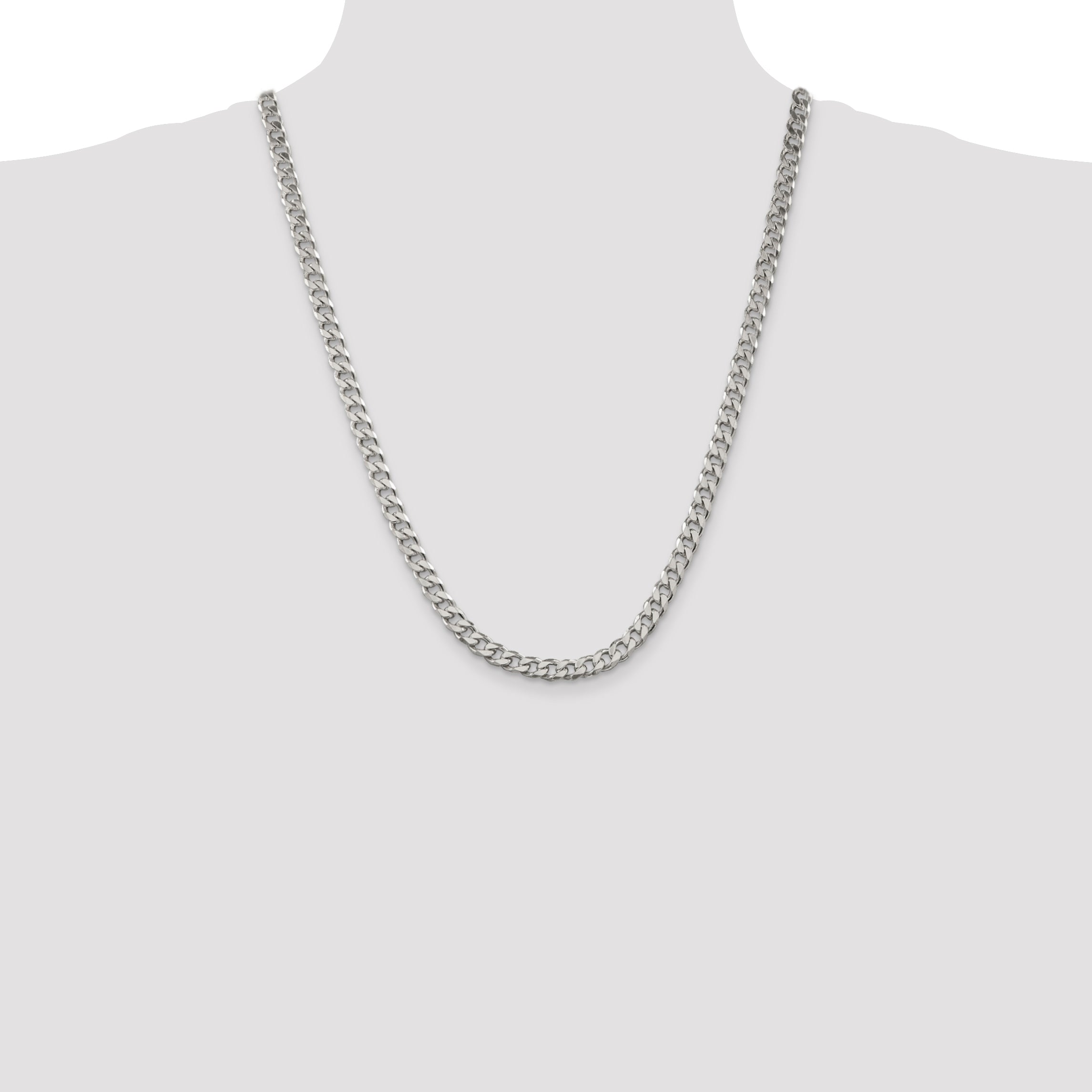 Sterling Silver 7mm Curb Chain