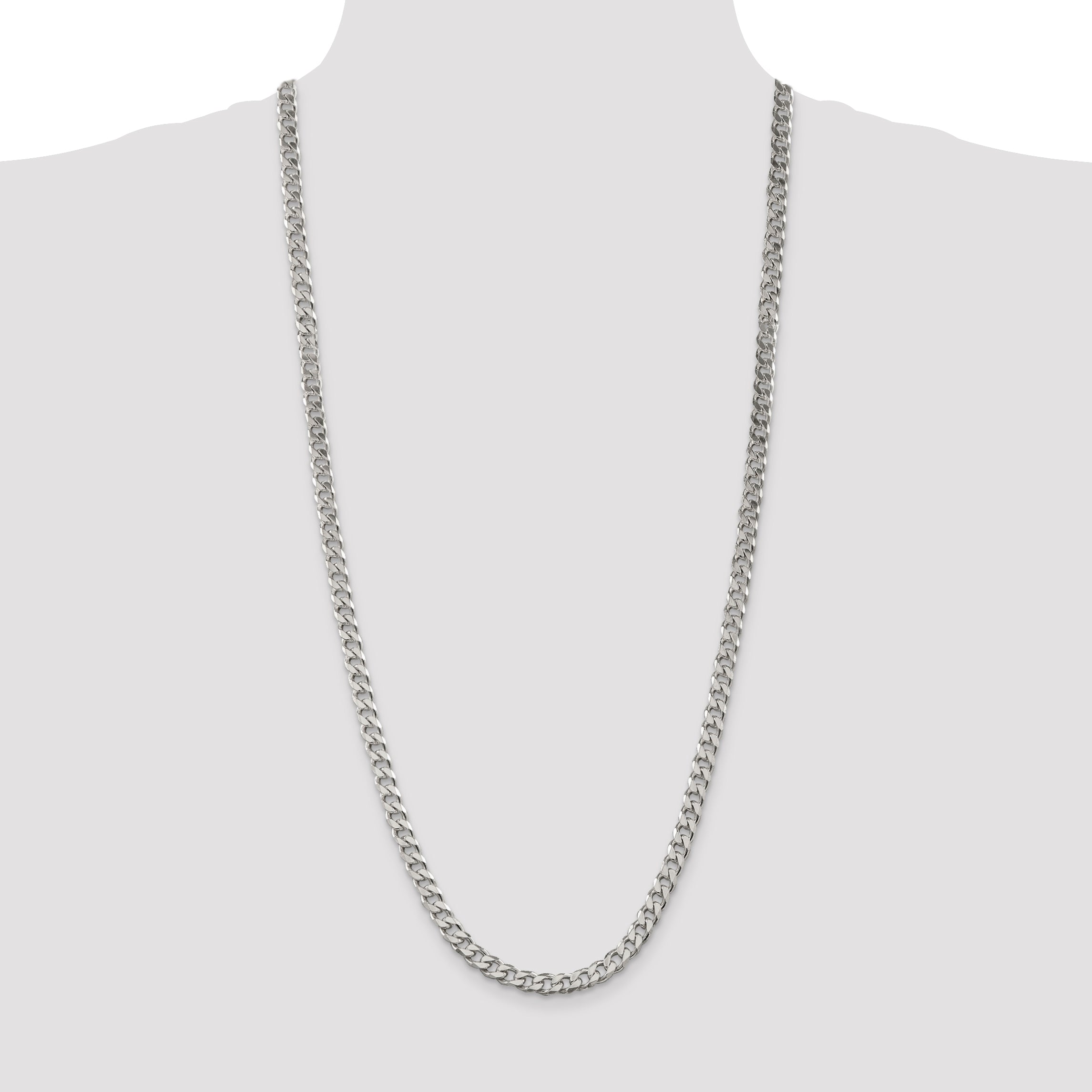 Sterling Silver 7mm Curb Chain