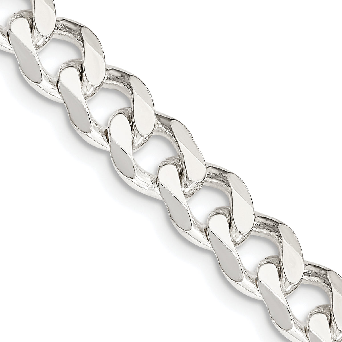 Sterling Silver 7.5mm Curb Chain