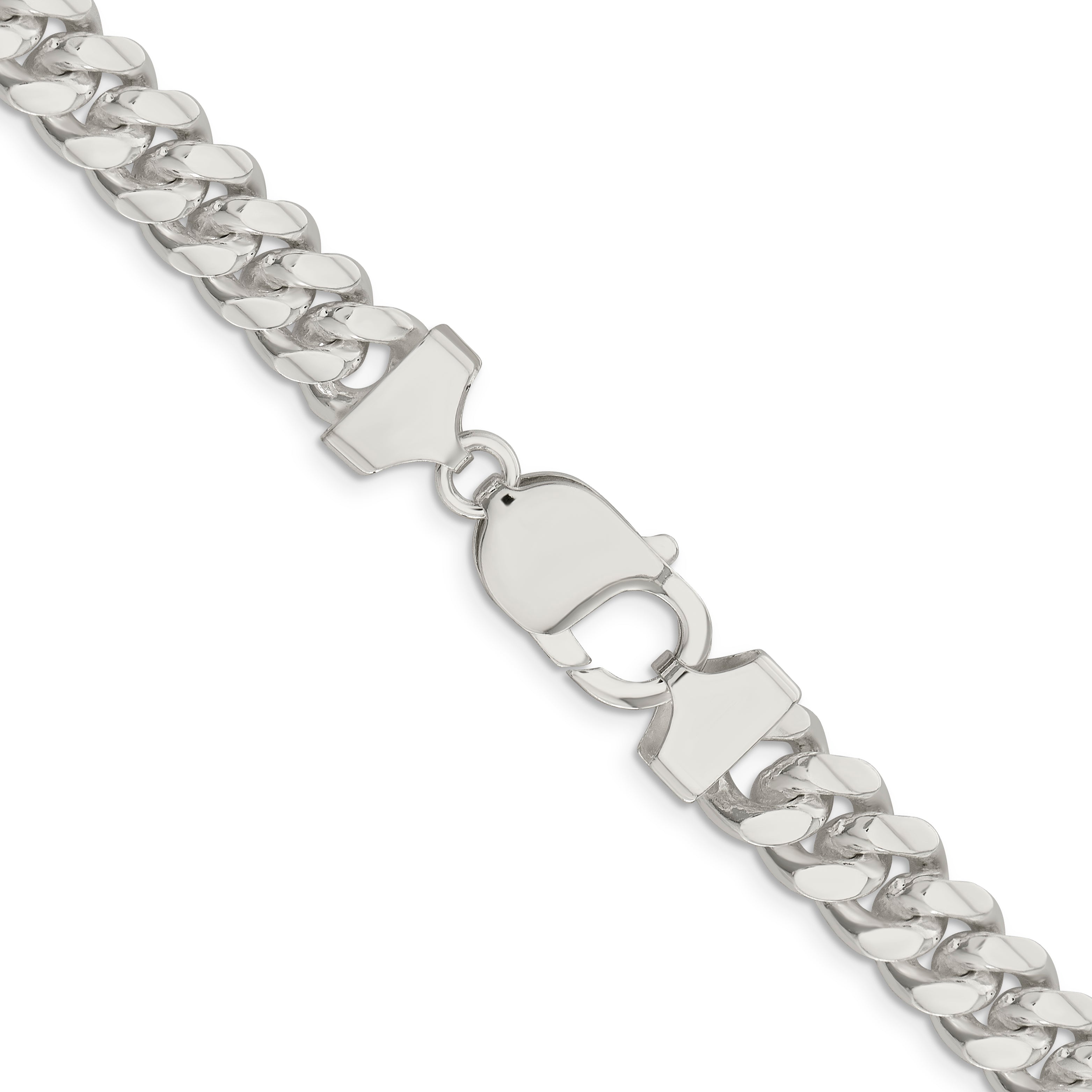 Sterling Silver 9mm Curb Chain