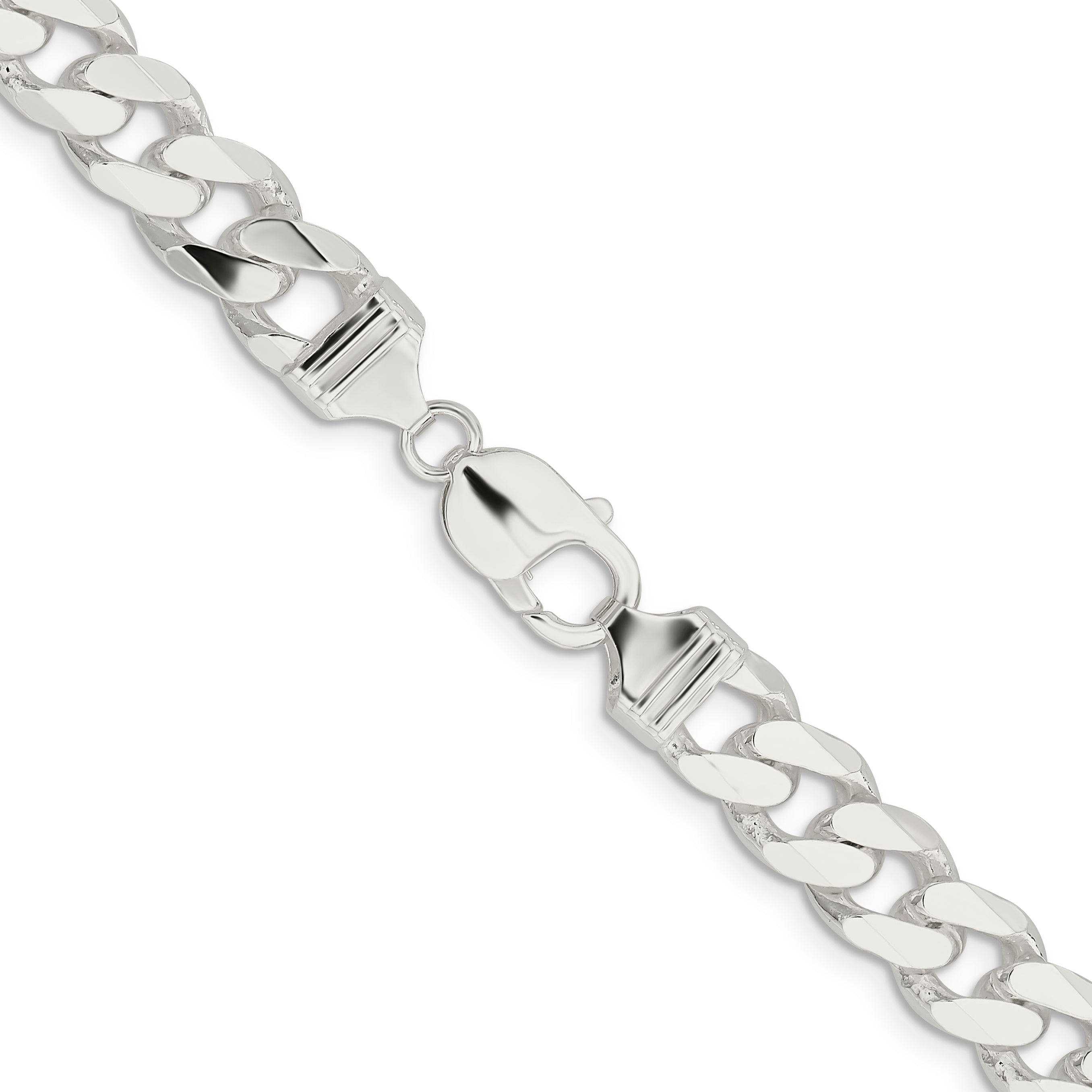 Sterling Silver 11mm Curb Chain