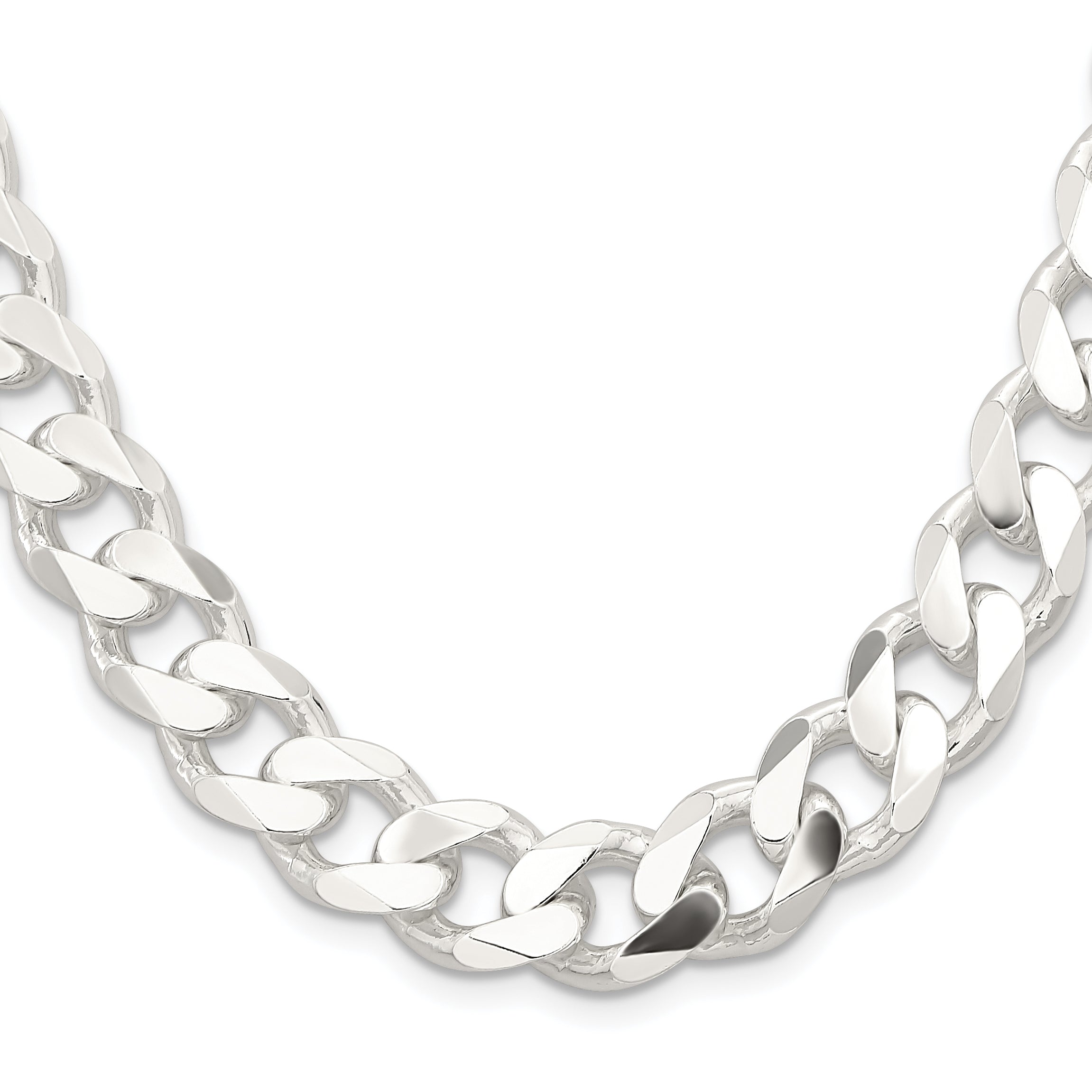 Sterling Silver 13mm Curb Chain