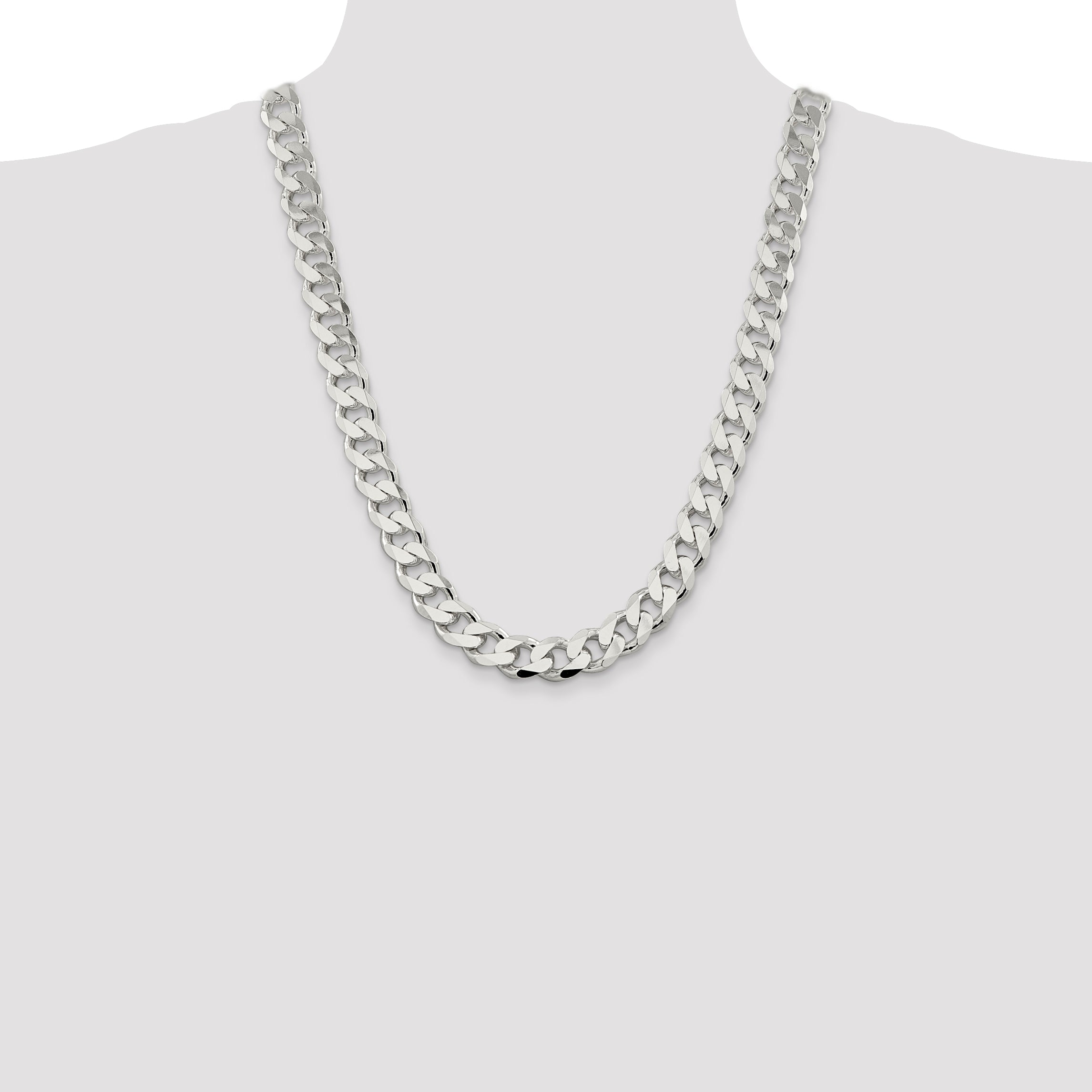 Sterling Silver 13mm Curb Chain