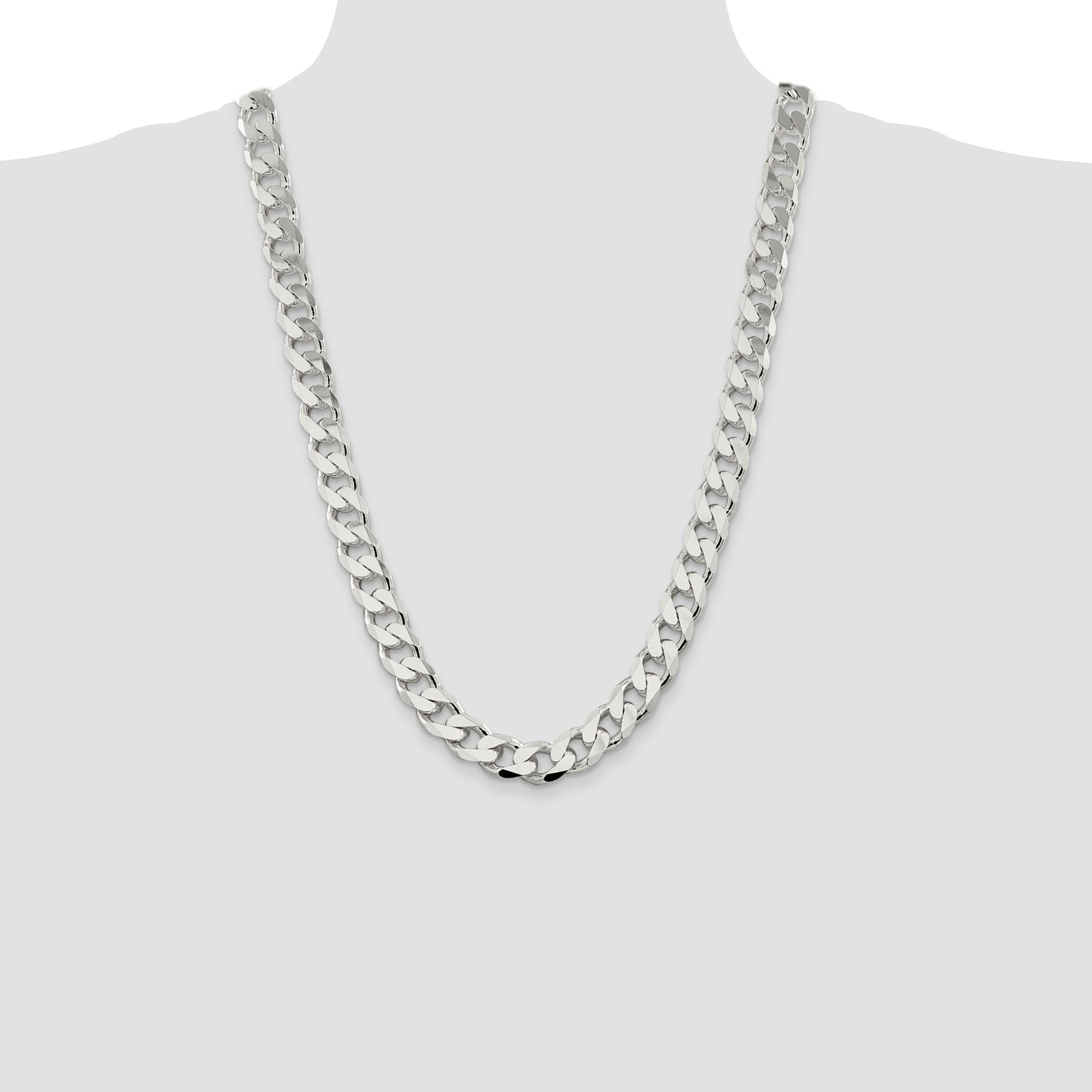 Sterling Silver 13mm Curb Chain