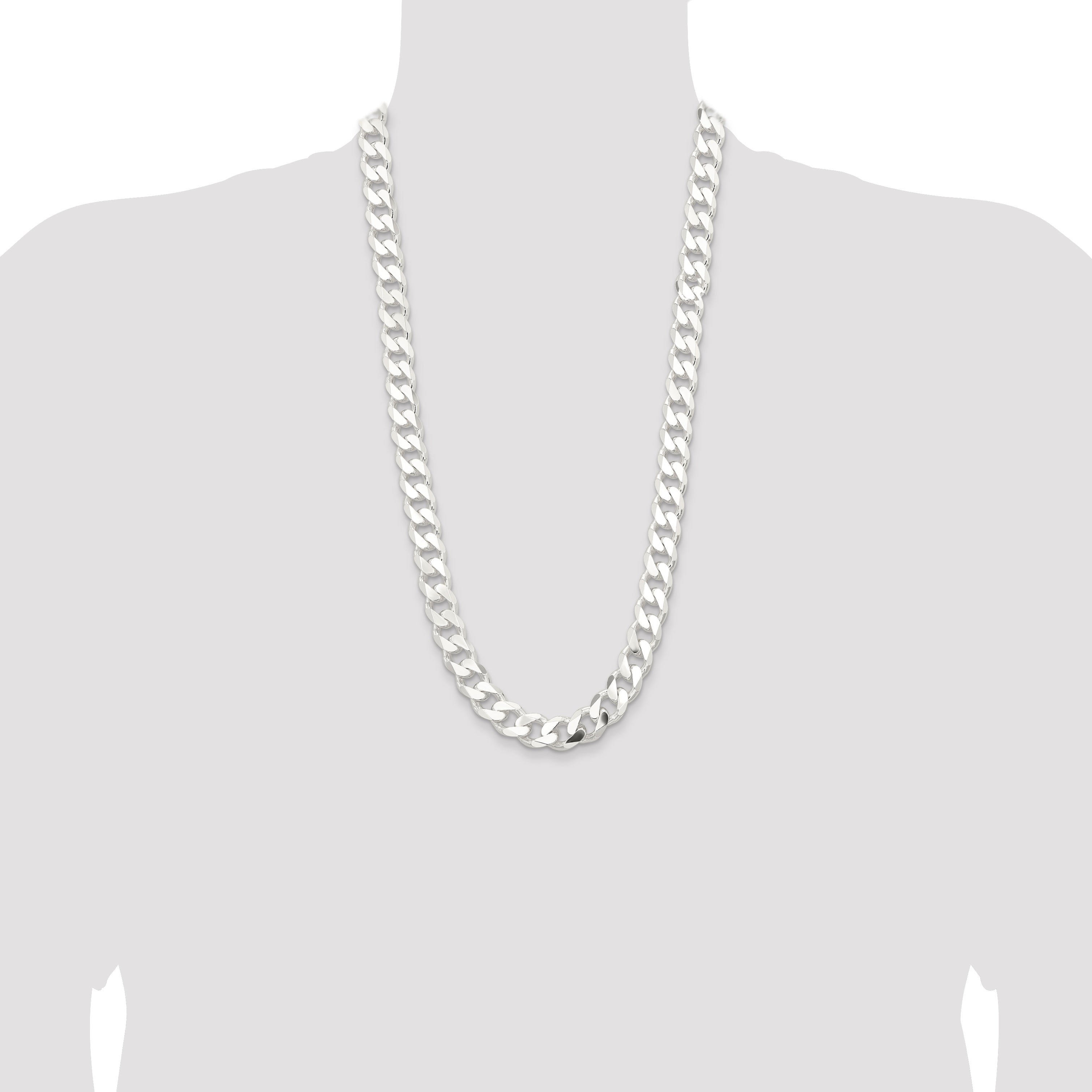 Sterling Silver 13mm Curb Chain