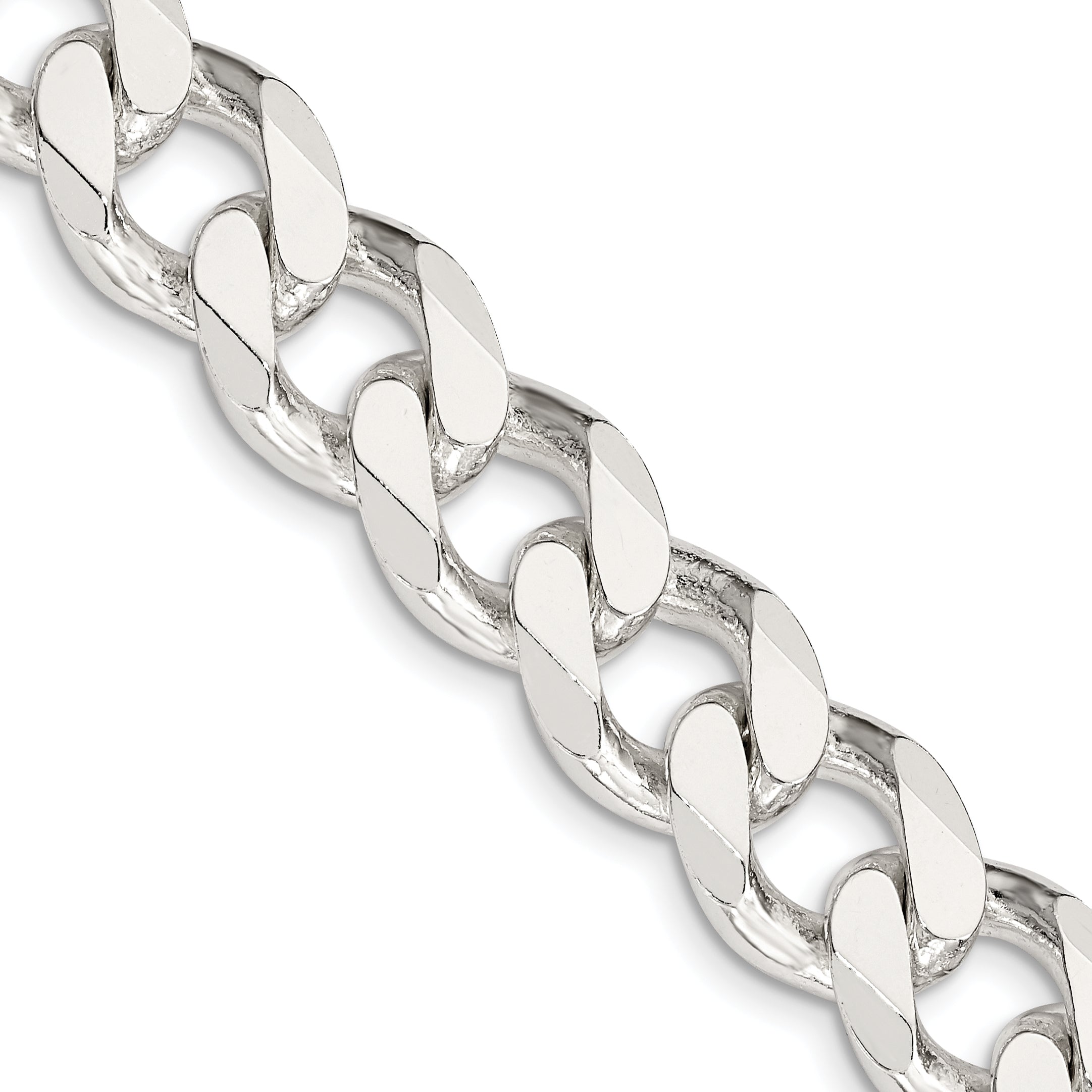 Sterling Silver 13mm Curb Chain