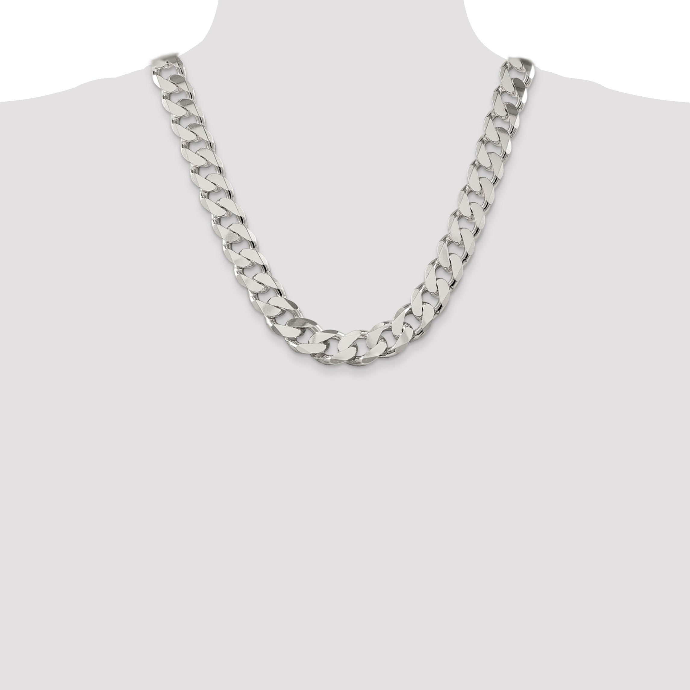 Sterling Silver 16.25mm Curb Chain