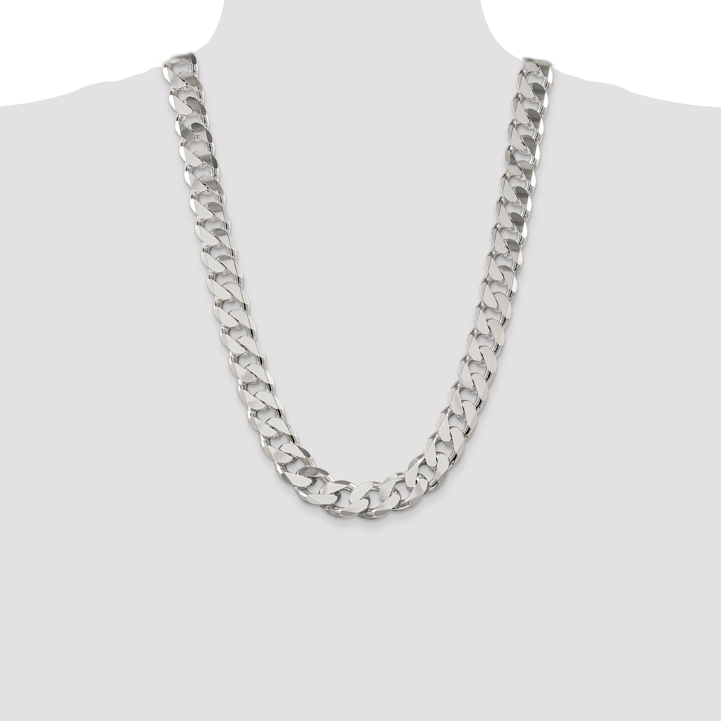 Sterling Silver 16.25mm Curb Chain