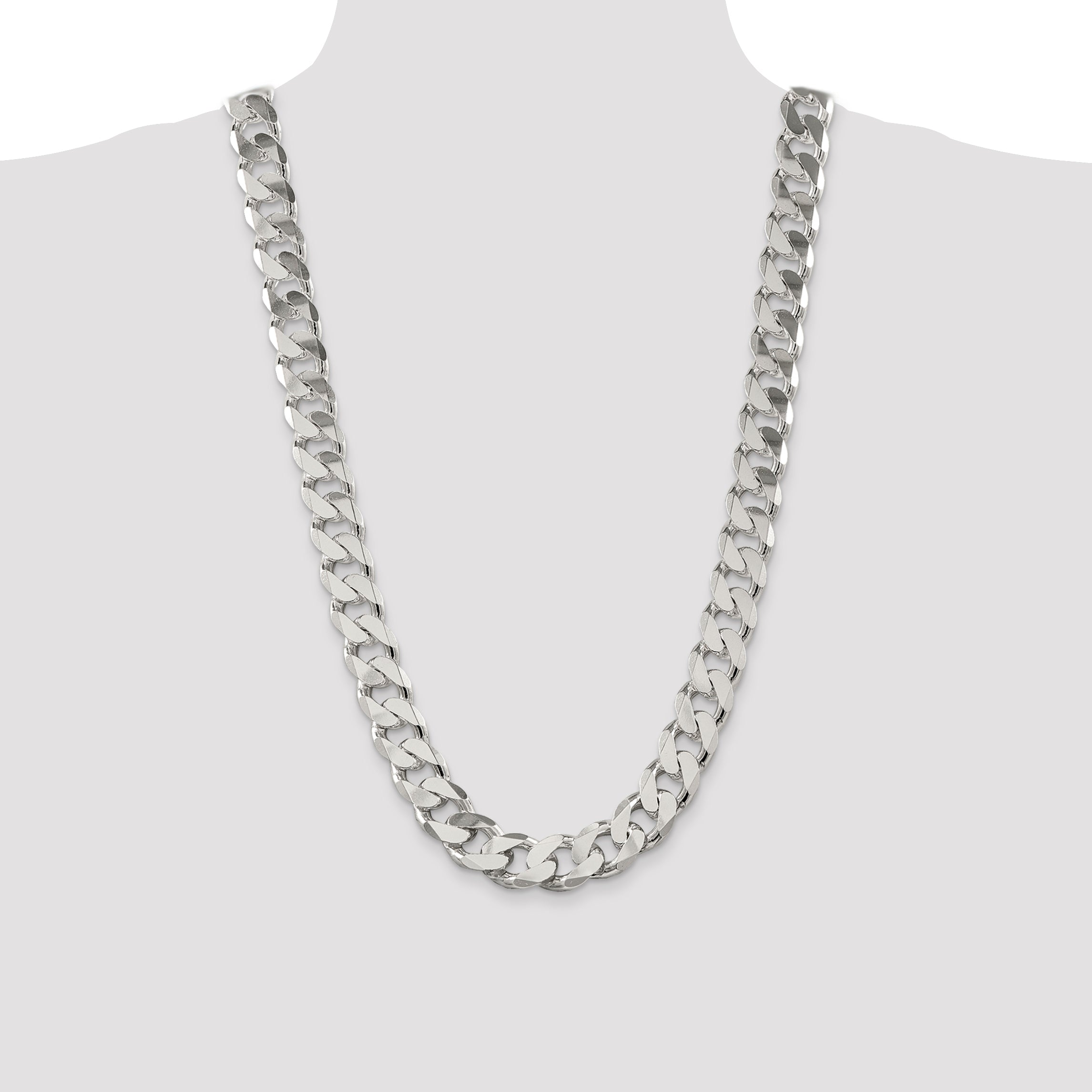 Sterling Silver 16.25mm Curb Chain