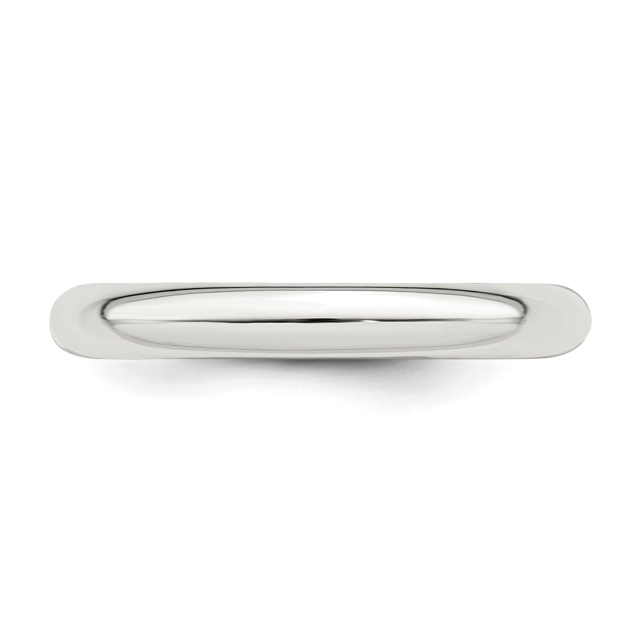 Sterling Silver 3mm Comfort Fit Size 4 Band